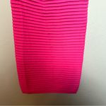 Two Hearts bright pink body con dress with open back size M/L Size M Photo 2