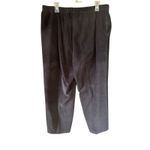 Lands' End Lands’ End Women’s XL 18 Black Pull-On Pants – Straight Leg Photo 2