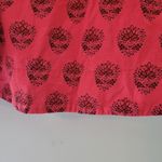 Madewell  Red Floral Medallion Printed Cotton Skirt Photo 3