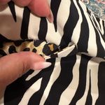 TULEH Zebra Black White Print Women's Mini Pencil Skirt 6 Photo 8