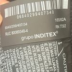 ZARA NWT  Mid Rise Relaxed Fit Straight Leg Indigo Black Jeans size 2 US Photo 8