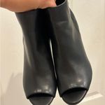 Unisa NWOT  Black Peep Toe Ankle Booties Photo 1
