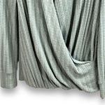 Maeve  By Anthropologie Rafela Hacci Surplice Top Womens Size Extra Small in Mint Photo 7