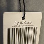 Vera Bradley Gray/Pink/Blue Floral Zip ID Case Card Coin Holder Keychain/ Wallet Photo 3