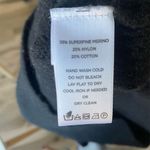 Lilla P XS Black Knit Turtleneck Sweater Vest Sleeveless Merino wool blend Photo 2