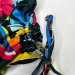 Aqua Eve Bright Floral High Waist Bikini Swimsuit New S Yellow Photo 8