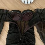 NEW Mesh Bodycon Dress Black Photo 9