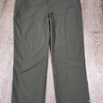 Chico's Dark Green Elastic Waist Pull On Dress Pants Size 3R - XL 16/18 Photo 0