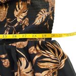 Torrid Babydoll Chiffon Smocked Cami Roaming Leopards Black Peplum Animal Edgy 3 Photo 10