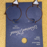 Universal Threads (5/$25) Universal Thread Semi Precious Nickel Free hoop earrings, NWT Photo 0
