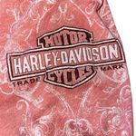 Harley Davidson  Women’s 3/4 Sleeve V Neck Lightweight Tunic Heather Pink/Peach Photo 2