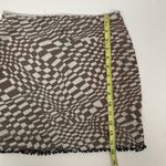 Urban Outfitters  Mini Skirt Medium Brown Pull On Stretch Bodycon‎ Y2K Trendy Photo 4