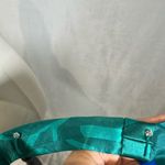 Ann Taylor 100% silk turquoise green print dress size 10P NWT Photo 7