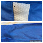 Nike Womens S Soccer Jacket Performance Blue White Full Zip Finger Holder Sport Photo 6