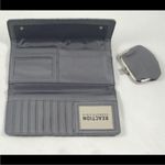 Kenneth Cole  reaction Silver Grey Logo Wallet Photo 3