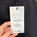 ZARA  The Marine Straight Black NWT SIZE 4 36 Photo 2