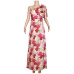 SACHIN & BABI Chelsea One Shoulder Bow Gown, Campo Di Fiore, 2 (US) Pink Photo 4