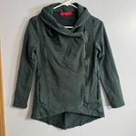 Akira Chicago Forest Green Moto Style Lightweight Jacket Size Small Photo 0