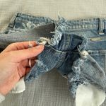 KanCan distressed high waisted denim shorts size 25 Blue Photo 6