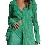 Kelly Green Plissé 2 Photo 0