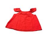J. CREW red off the shoulder top Size XS Photo 3