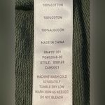 Good American Women's Off The Shoulder Green Camo Sweatshirt Size 5 - XXL Photo 4