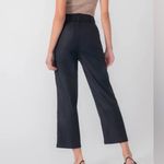 Level 99 BETTE SEAMED PANT Bold Black Crop Leg Trousers Size 27 Photo 8