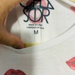 Chaser  white top with lips print Photo 2