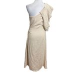 Johanna Ortiz Sea Island One Shoulder Dress Ivory Women’s Size 6 Convertible Photo 4