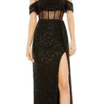 Mac Duggal  11665 Illusion Midriff Corset Off-The-Shoulder Dress Size 0 $458 UB Photo 7