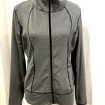 Eddie Bauer Women’s Grey Full Zipper Motion Stretch Sweatshirt Sz Large Photo 11