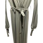 Lulus Just The Thing Olive Green Long Sleeve Maxi Dress Size M NWT Boho Sold Out Photo 9