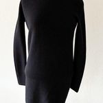 Aritzia Wilfred Campanule Ribbed Silk Cashmere Blend Sweater Dress Black NWOT XXS Photo 0