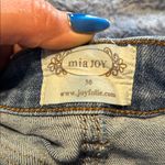 Trendy Distressed Gray Skinny Jeans Blue Size 30 Photo 4