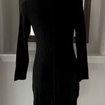 Chaser Black Mini Dress V-Neck Long Sleeve Size S Photo 4