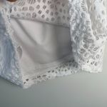 Lilly Pulitzer  Top Matteo One Shoulder Lace Resort Sea Urchin White Sz Sm Photo 5