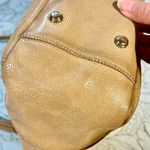 B MAKOWSKY Margene Shimmer Textured Tan Leather Tote / Shoulder Bag w/Charm🧡 Photo 14