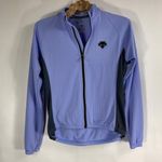 Descente Cornflower Blue Grey Cycling Jacket Medium Photo 0