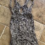 Ella Moss  Kona Jumpsuit XS Beige Black Batik Print Hawaii Photo 7