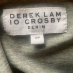 Derek Lam  10 Crosby Short Sleeve Button Back Minimalist Grey Top Sz Small Photo 9