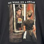 Friends Ross & Rachel We Were On A Break L/S Iconic Shirt Size XL EUC #6477 Black Photo 2