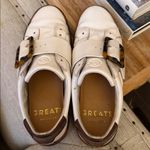 GREATS Women's Royale Sneakers Buckle Leather White Shoes Size 7.5 Photo 3