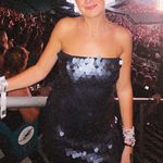 Bailey 44 blue sequin mini dress, S Photo 0