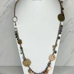 Chico's  Mixed Metal Disc Charm Chain Statement Necklace ✨ Photo 0