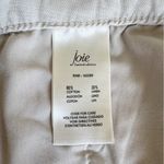 Joie  Pleated High Rise Linen Blend Shorts In Rainy Day Cotton Size L Photo 10