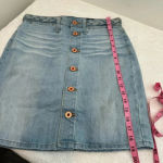 AG Adriano Goldschmied  womens Lula braided light wash denim pencil skirt Photo 11