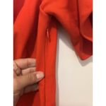 ZARA  Off The Shoulder Red Midi Dress Short Sleeve Size Medium Preppy Holiday Photo 4