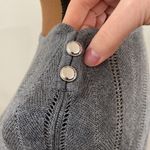 White House | Black Market shimmery chevron ombre poncho sweater size XS Photo 3