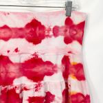 Loft Ann Taylor  Large Skirt Handmade Tie Dye Pink A Line Trumpet Preppy Boho 516 Photo 6