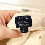 J.Crew High Rise Essential Straight Leg Jeans Ecru Cream 32 / 14 Photo 2